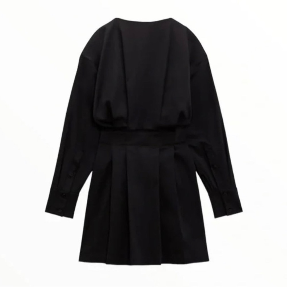 ZARA BOX PLEAT DRESS - Picture 3 of 6